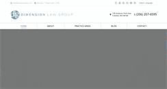 Desktop Screenshot of dimensionlaw.com
